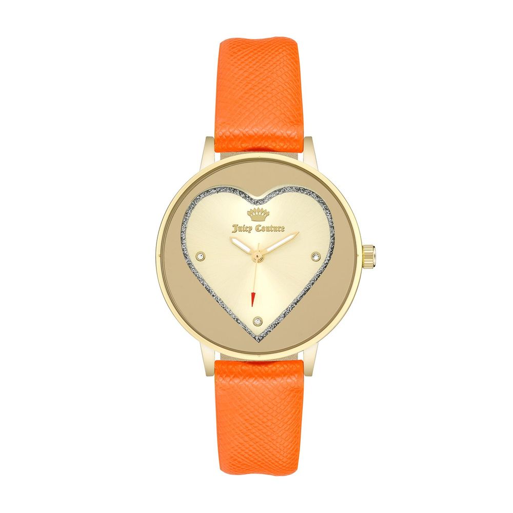 Orange Plastic Dress Watch, Juicy Couture Damenuhr