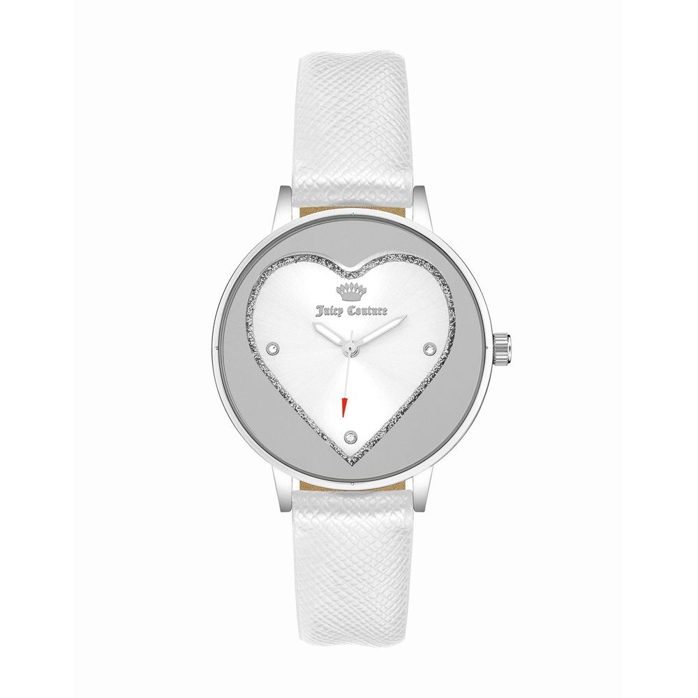 White Plastic Dress Watch, Juicy Couture Damenuhr