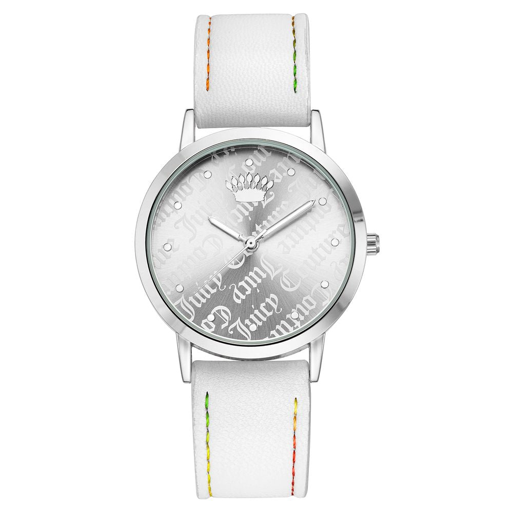 White Plastic Dress Watch, Juicy Couture Damenuhr