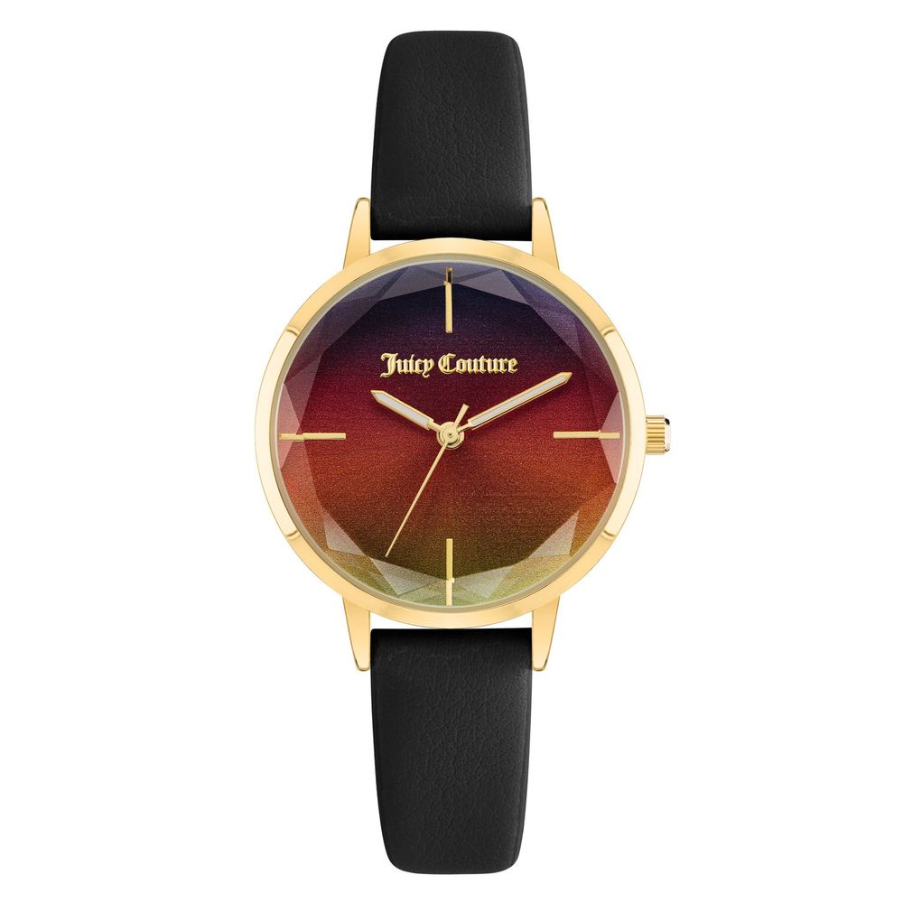 Black Plastic Dress Watch, Juicy Couture Damenuhr