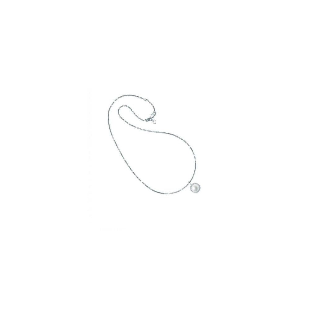 Gray Silver Necklace, Halskette