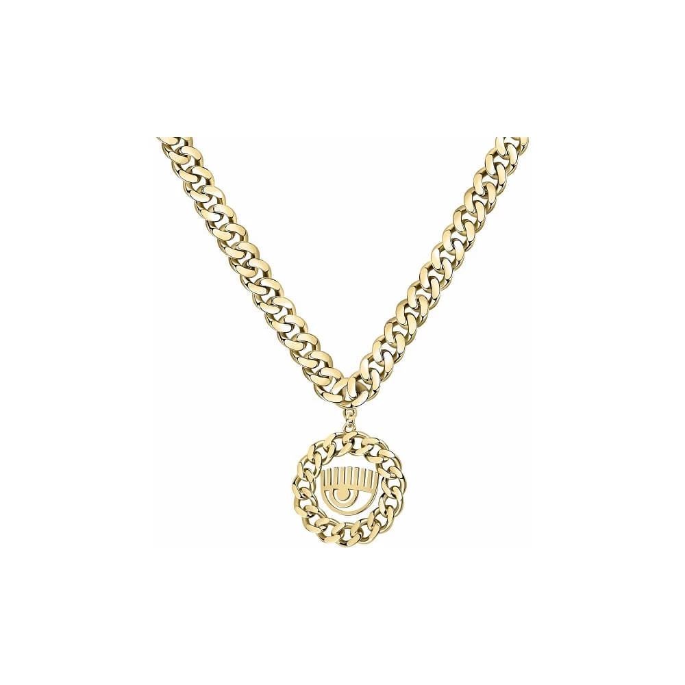 Gold Stainless Steel Necklace, Halskette
