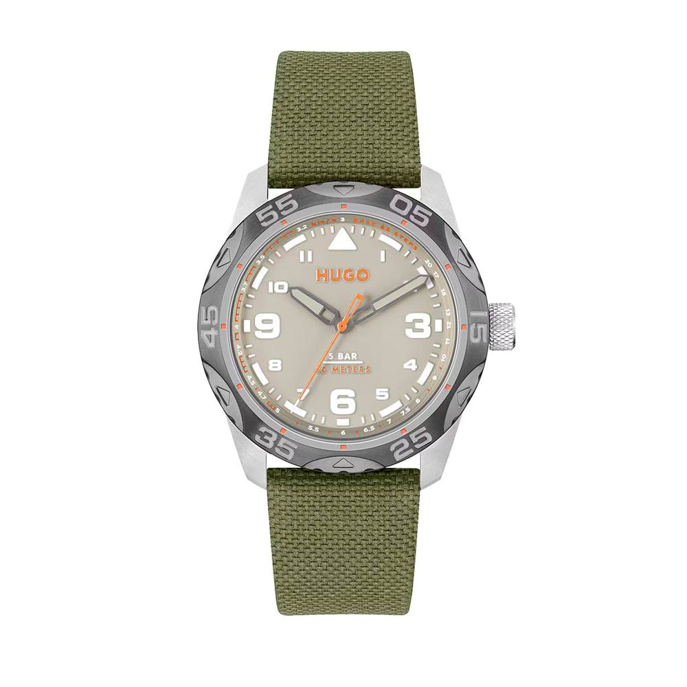 Bicolor Fabric Sport Watch, Hugo Boss Herrenuhr
