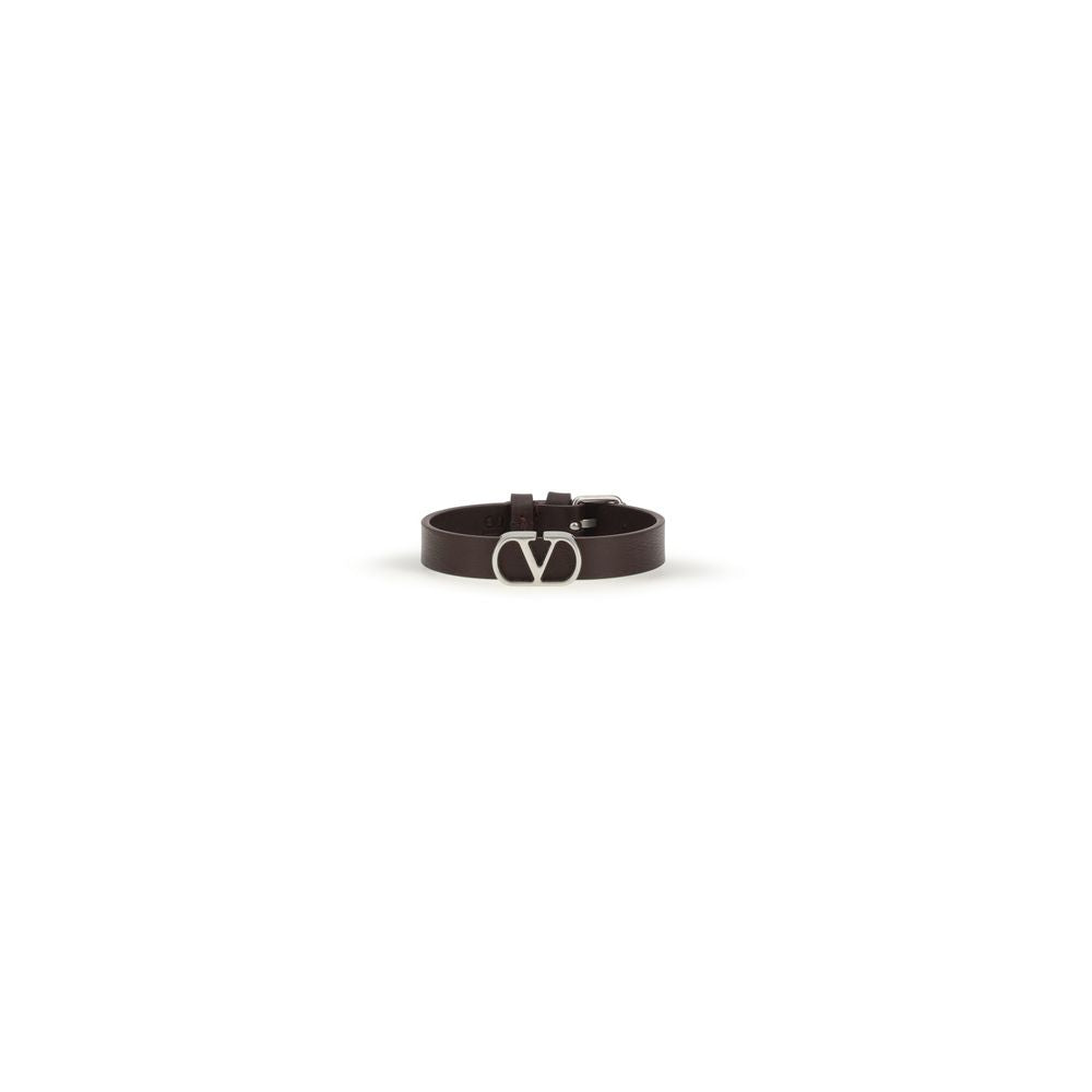 Purple Calf Leather Bos Taurus Bracelet, Valentino Garavani
