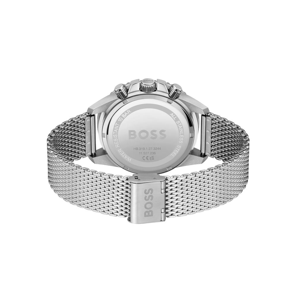Gray Stainless Steel Dress Watch, Hugo Boss Herrenuhr