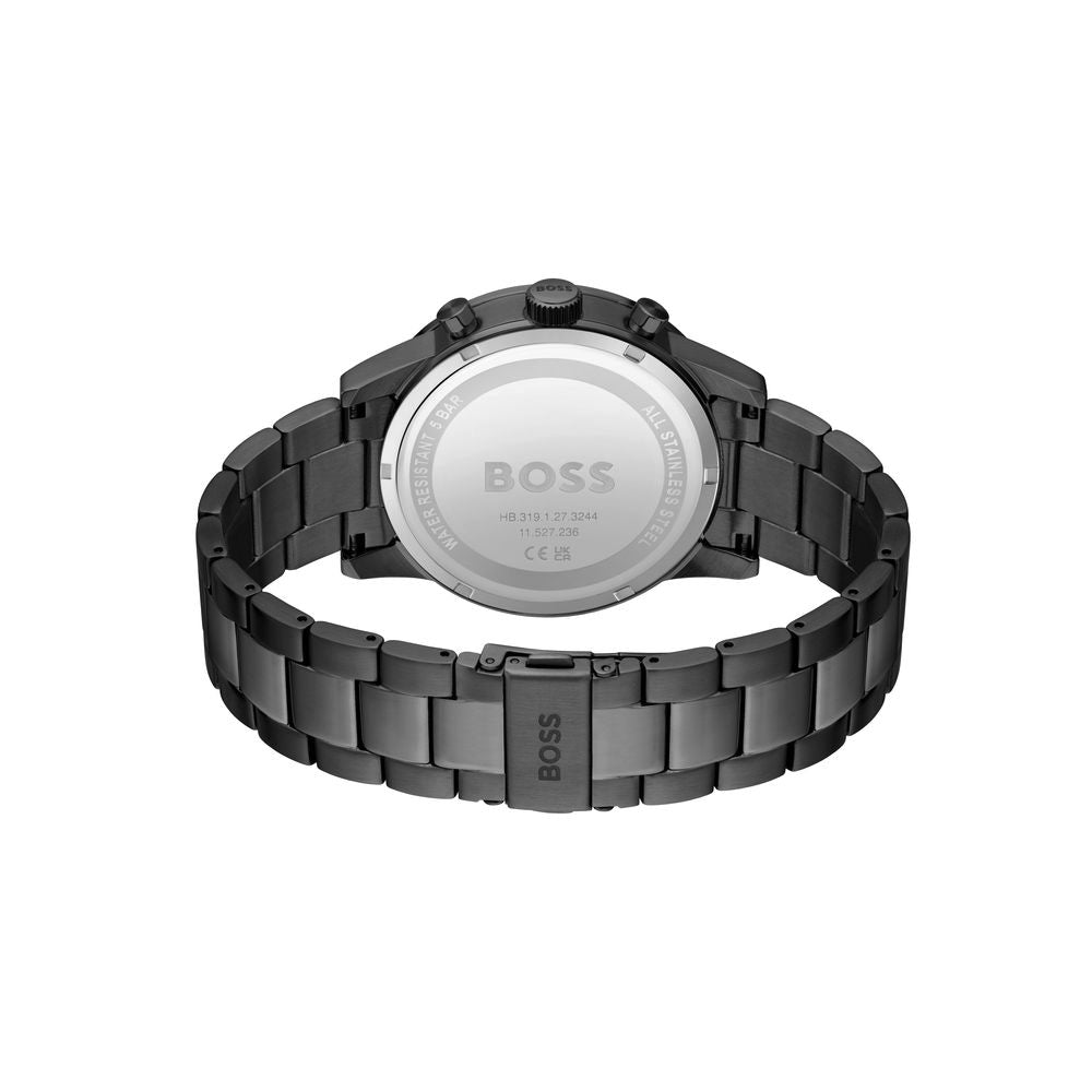Gray Stainless Steel Dress Watch, Hugo Boss Herrenuhr