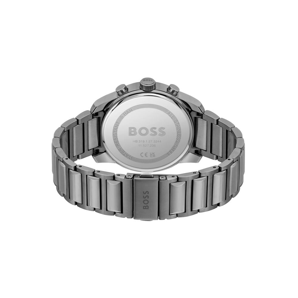 Gray Stainless Steel Dress Watch, Hugo Boss Herrenuhr