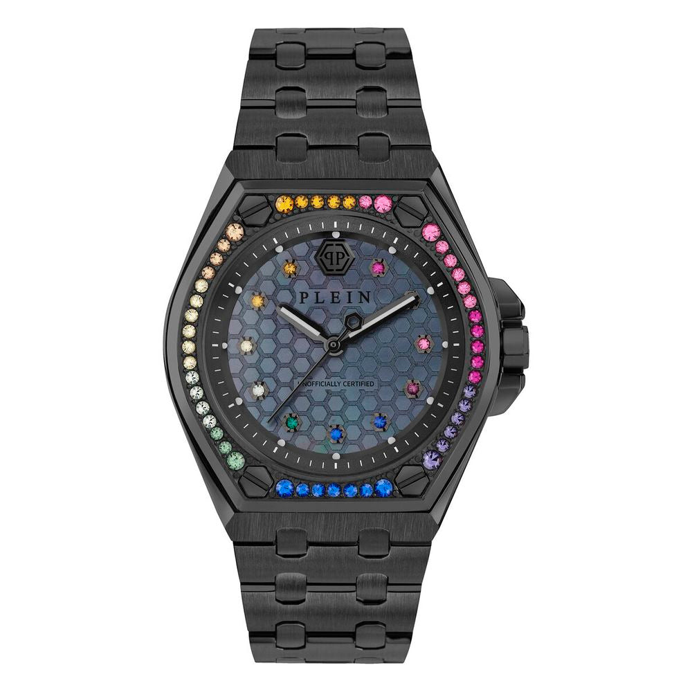 Black Stainless Steel Dress Watch, Philipp Plein Damenuhr