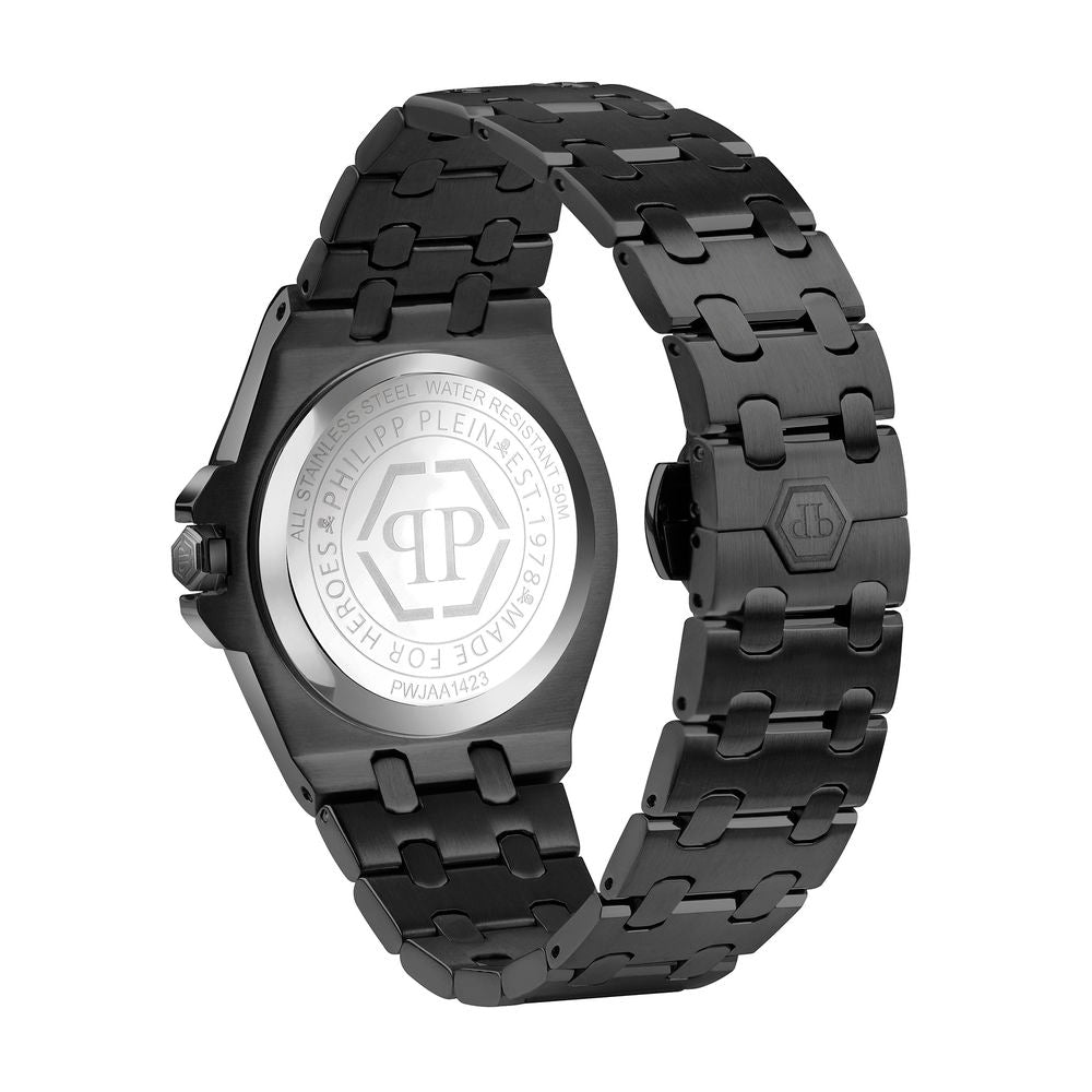 Black Stainless Steel Dress Watch, Philipp Plein Damenuhr