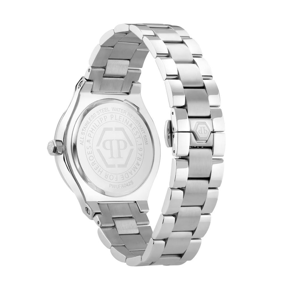Gray Stainless Steel Dress Watch, Philipp Plein Damenuhr