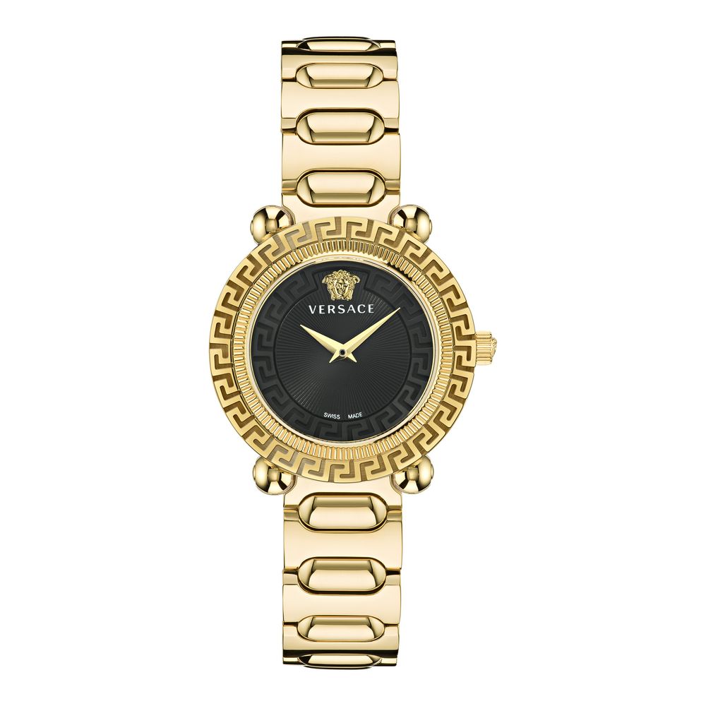 Gold Stainless Steel Dress Watch, Versace Damenuhr