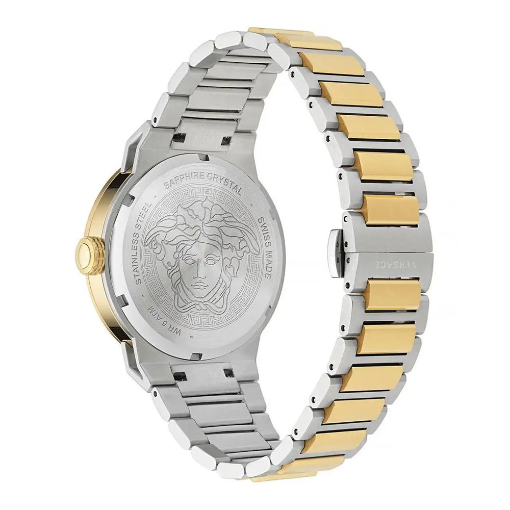 Gold Stainless Steel Dress Watch, Versace