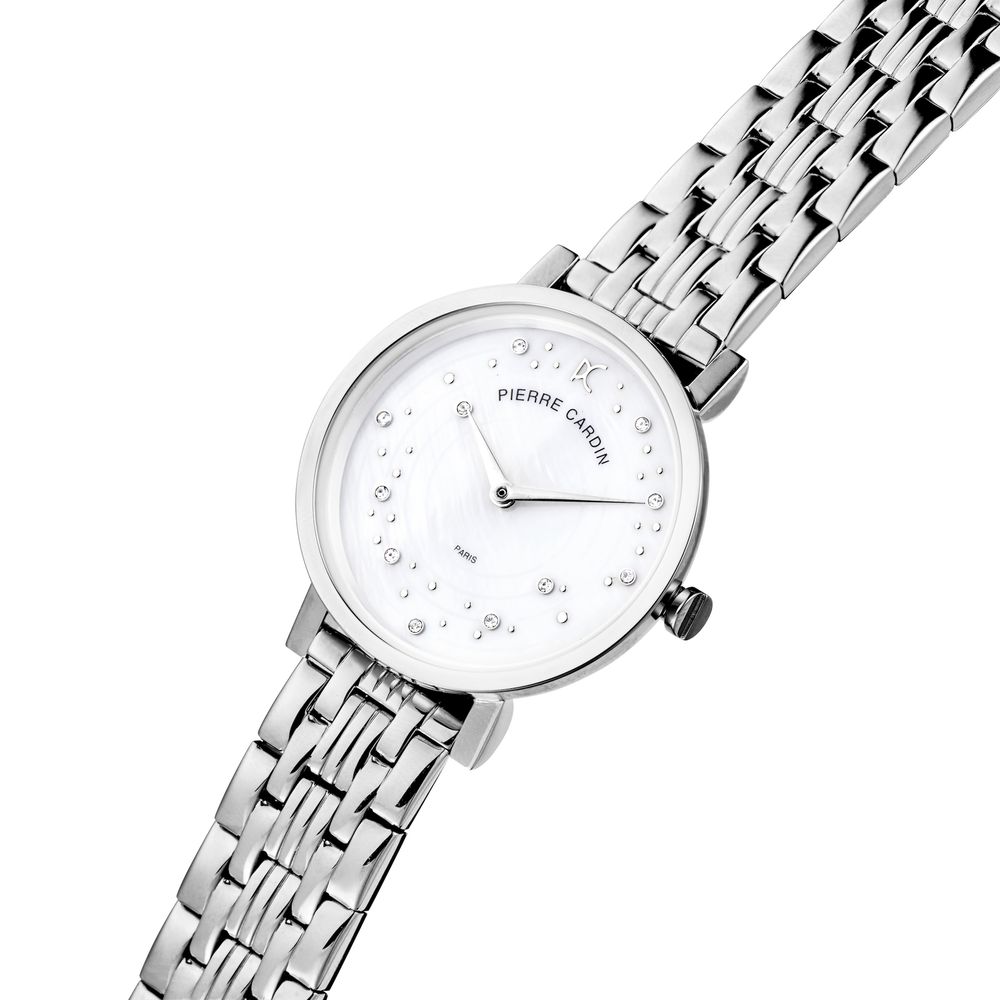 Gray Stainless Steel Dress Watch, Pierre Cardin Damenuhr