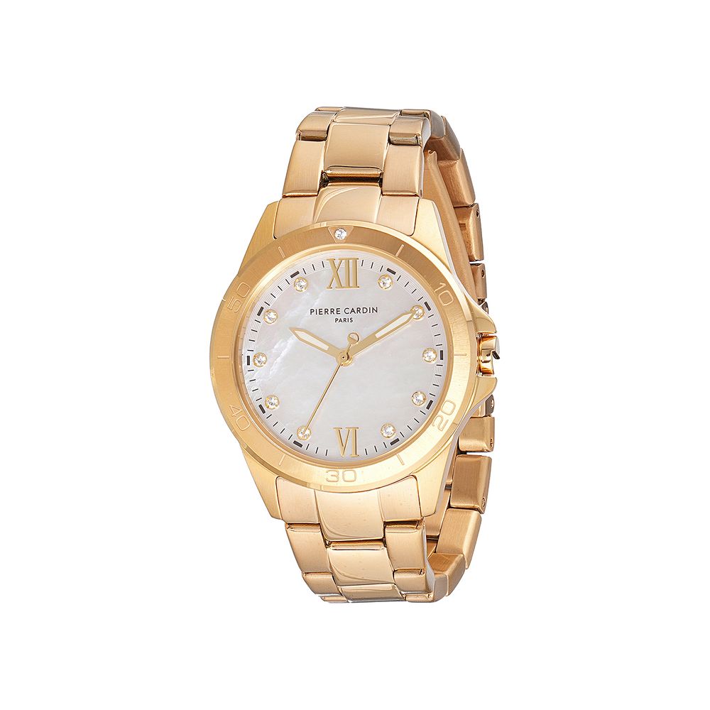 Gold Stainless Steel Dress Watch, Pierre Cardin Damenuhr