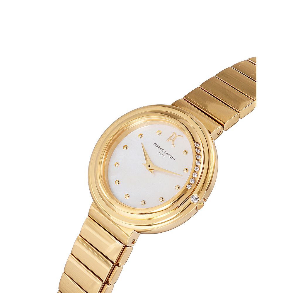 Gold Stainless Steel Dress Watch, Pierre Cardin Damenuhr