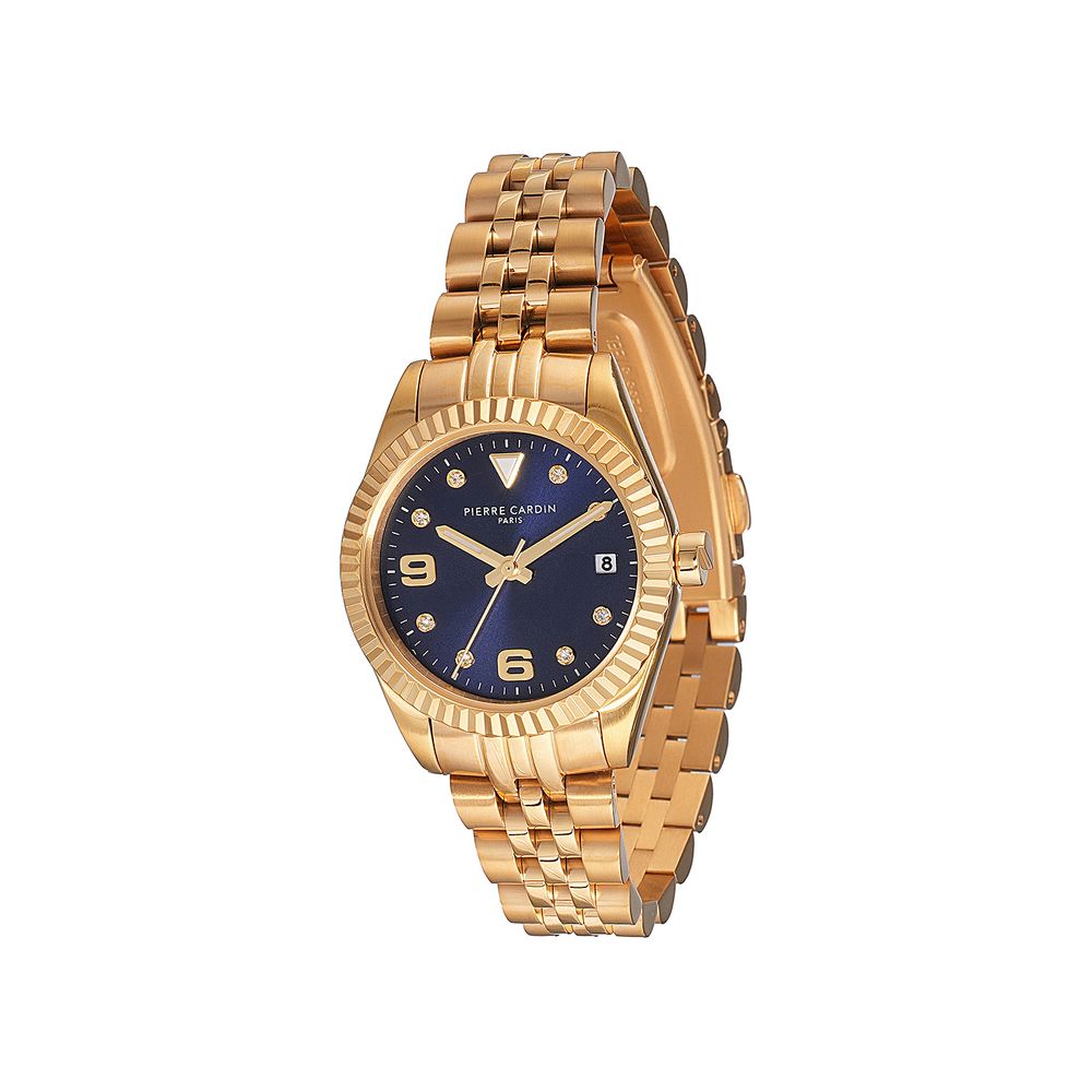 Gold Stainless Steel Dress Watch, Pierre Cardin Damenuhr