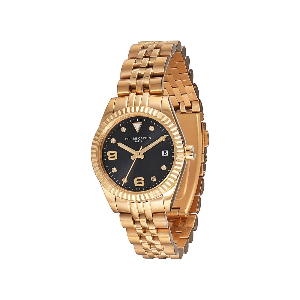 Gold Stainless Steel Dress Watch, Pierre Cardin Damenuhr