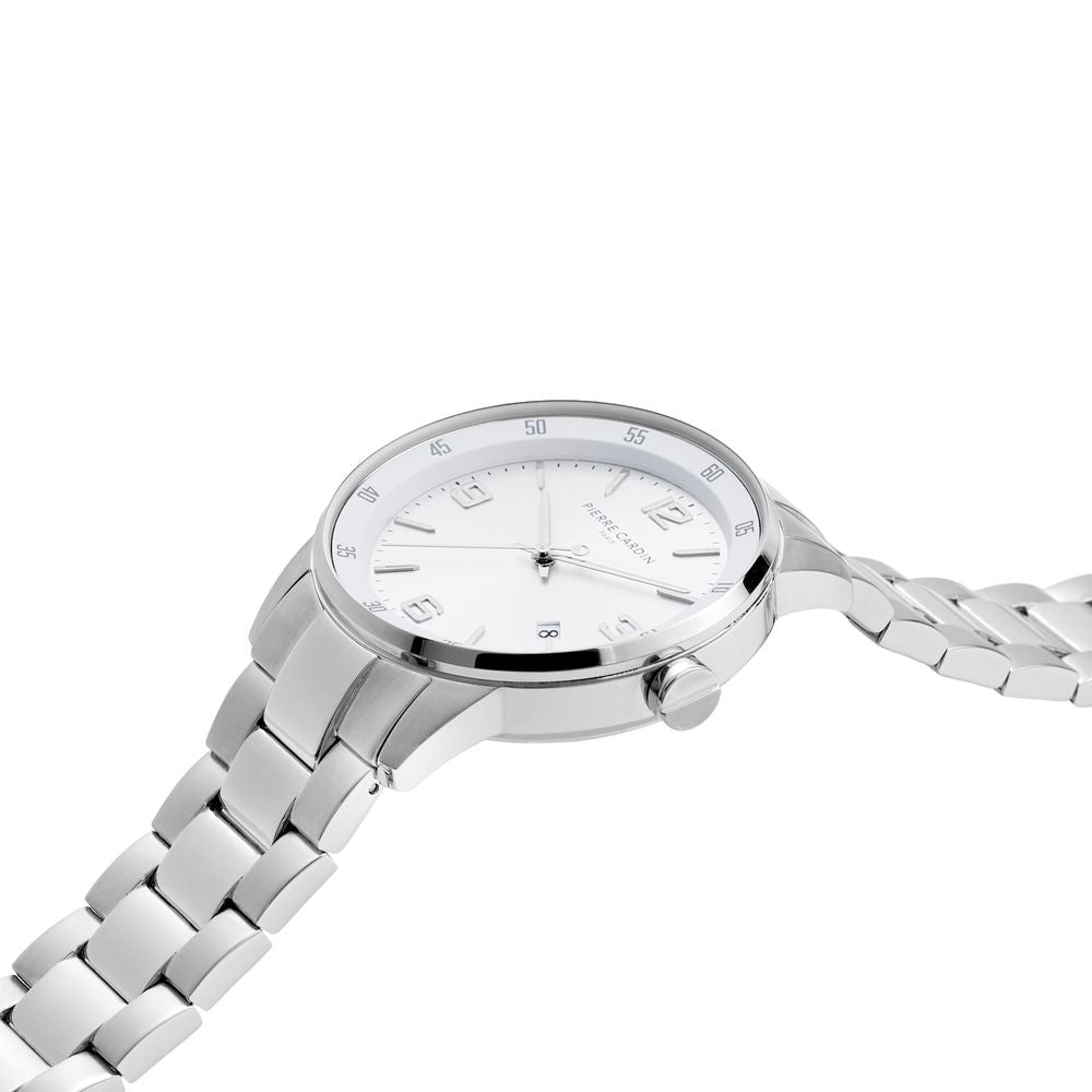 Gray Stainless Steel Dress Watch , Pierre Cardin Herrenuhr