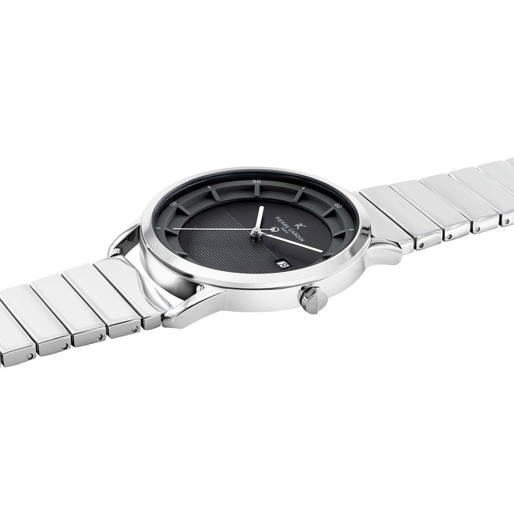Gray Stainless Steel Dress Watch, Pierre Cardin Damenuhr