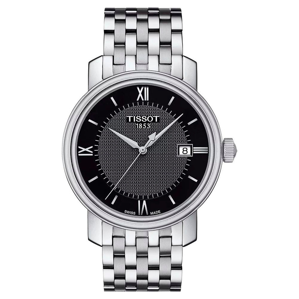 Gray Stainless Steel Dress Watch, Tissot Herrenuhr
