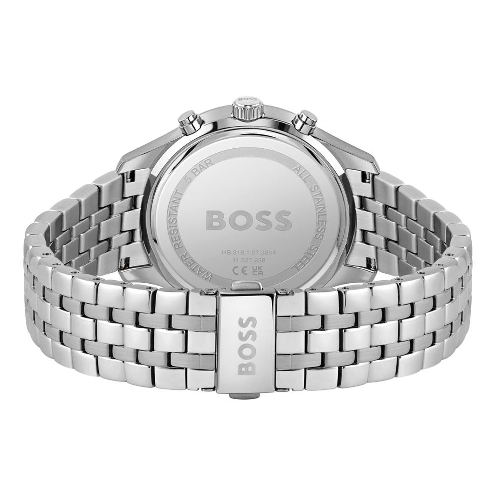 Gray Stainless Steel Dress Watch, Hugo Boss Herrenuhr