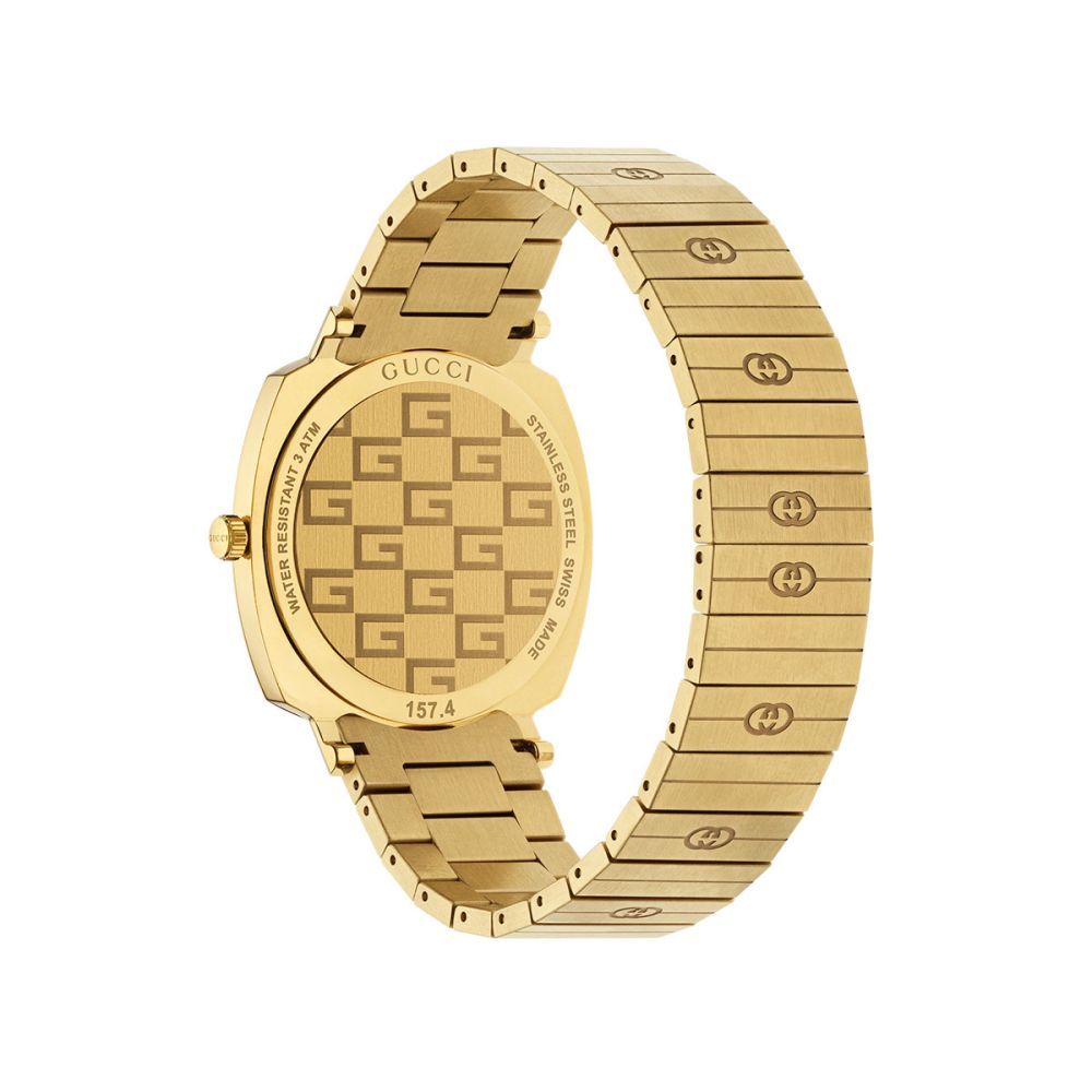 Gold Stainless Steel Dress Watch, Damenuhr Gucci