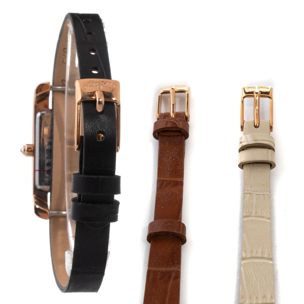 Multicolor Leather Dress Watch, Folli Folli Damenuhr