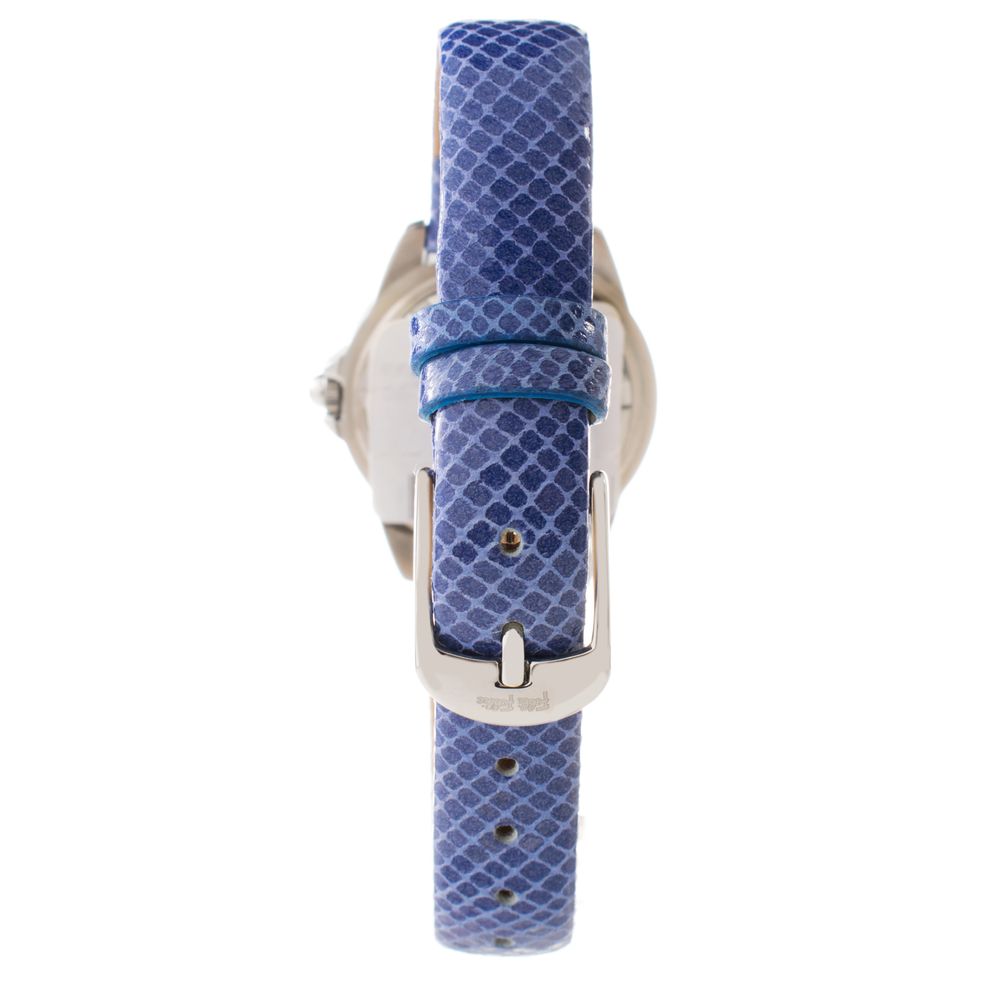 Blue Leather Dress Watch, Folli Folli Damenuhr
