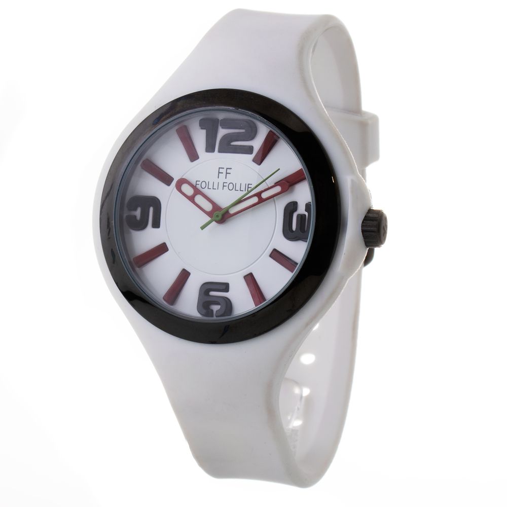 White Synthetic Sport Watch, Folli Folli Damenuhr