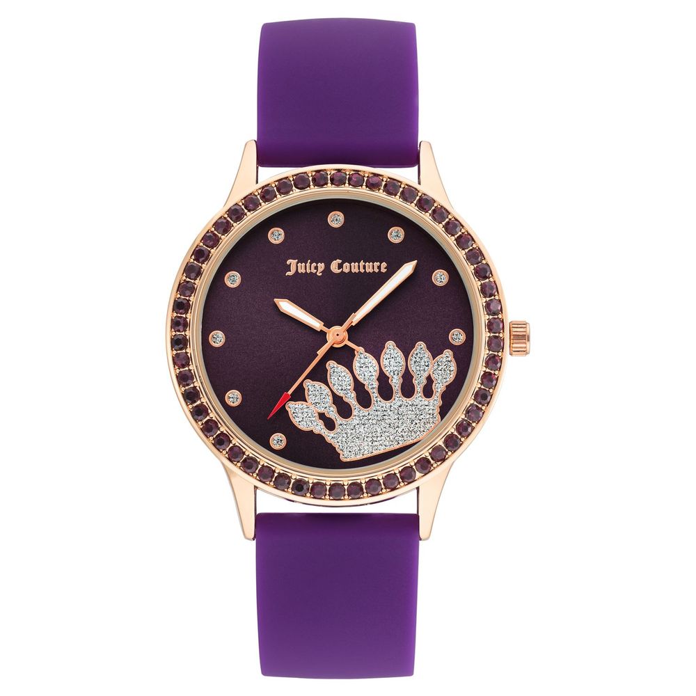 Purple Synthetic Dress Watch, Juicy Couture Damenuhr