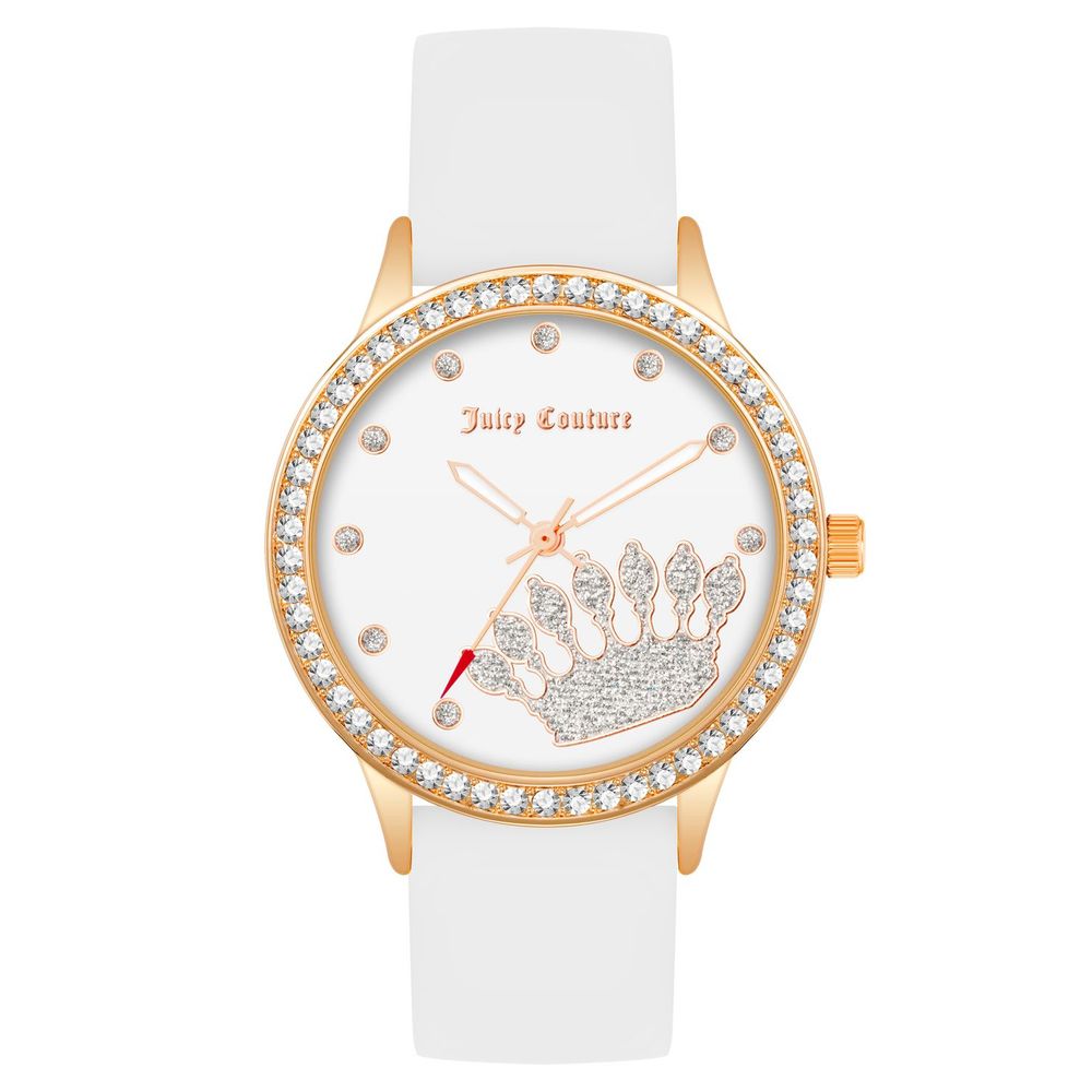 White Synthetic Dress Watch, Juicy Couture Damenuhr