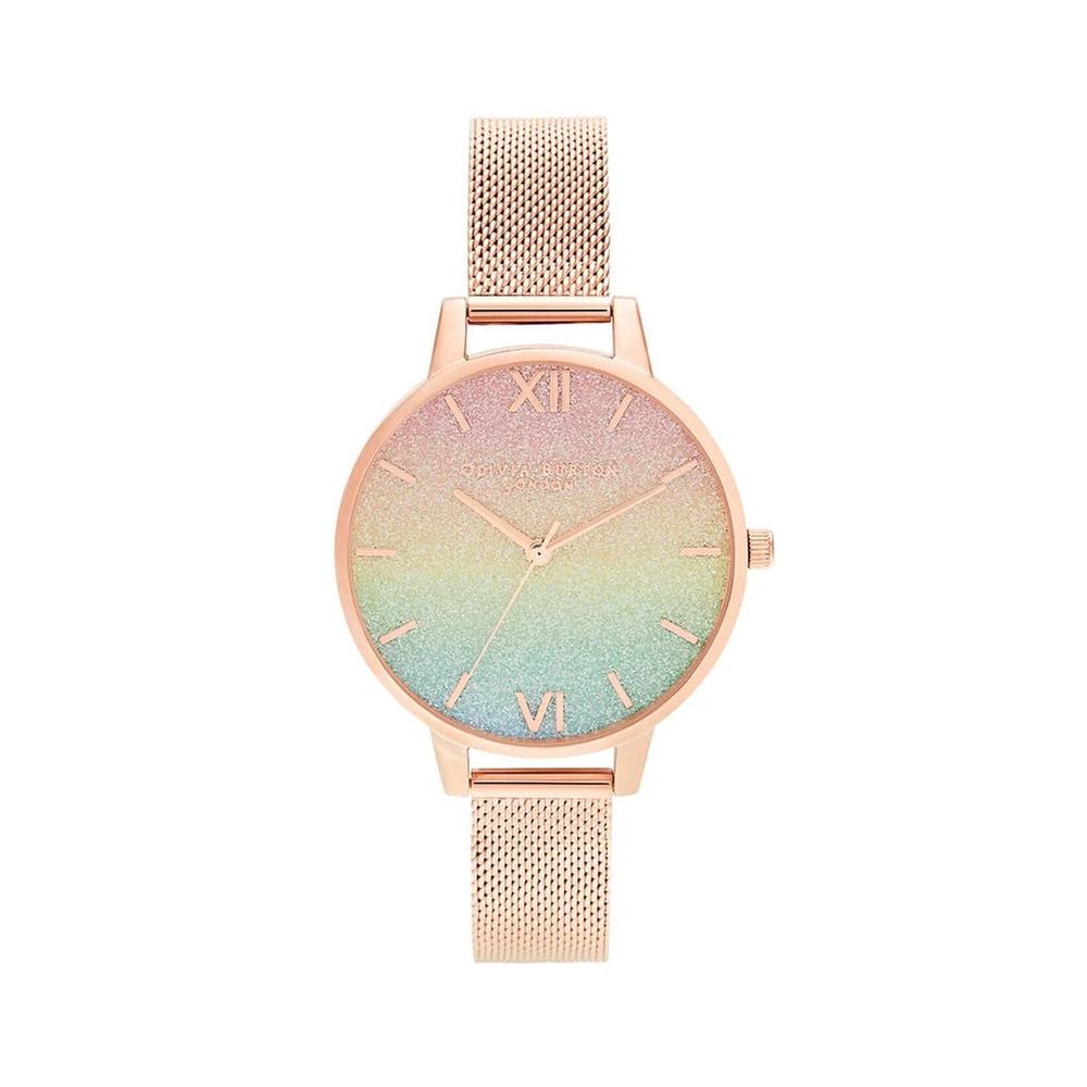 Multicolor Stainless Steel Dress Watch, Olivia Burton Damenuhr