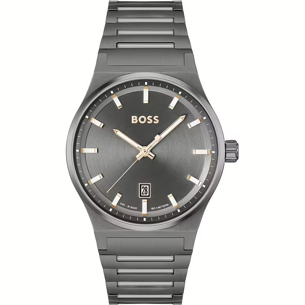 Gray Stainless Steel Dress Watch, Hugo Boss Damenuhr