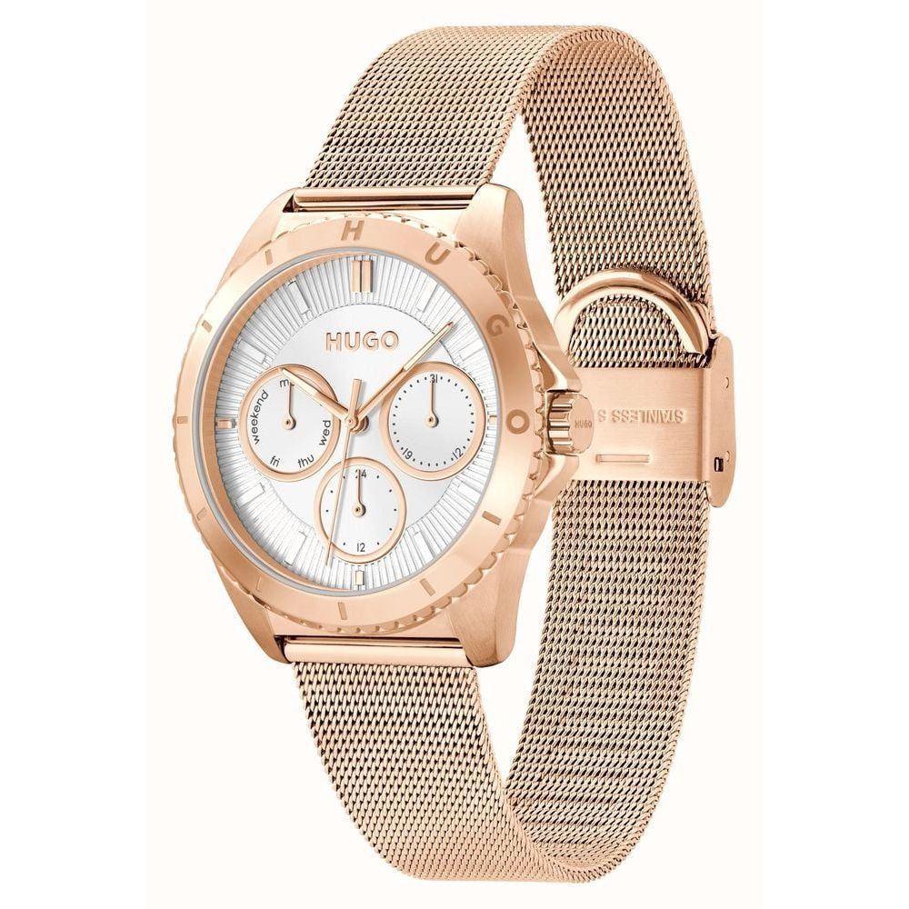Gold Stainless Steel Dress Watch, Hugo Boss Damenuhr