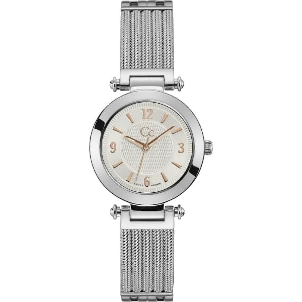 Silver Stainless Steel Dress Watch, Damenuhr GC