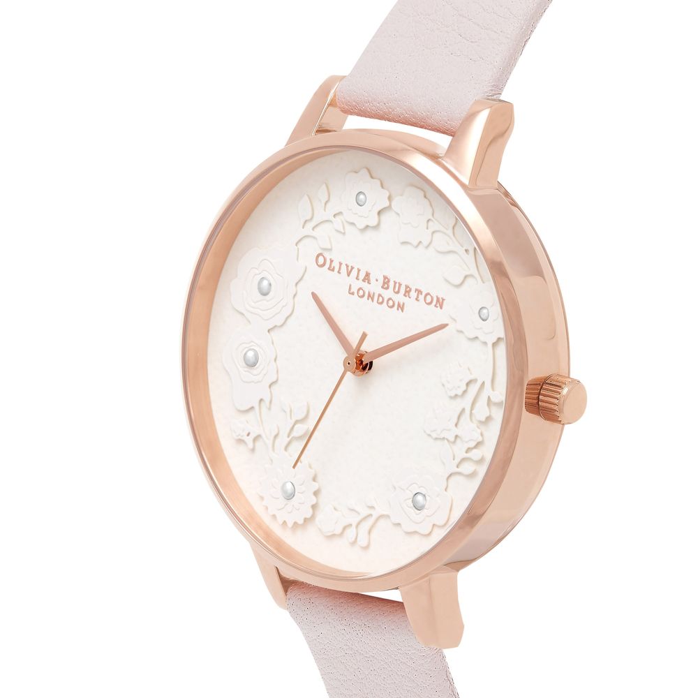 Multicolor Artificial Leather Dress Watch, Olivia Burton Damenuhr