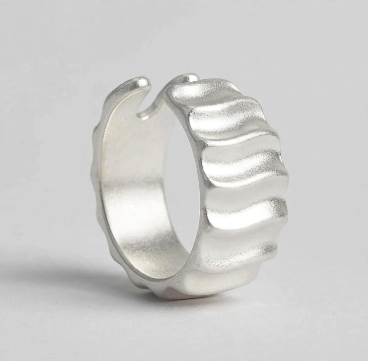Marea Wave- Ring , 925 Silber, Silberring | größenverstellbarer Damenring