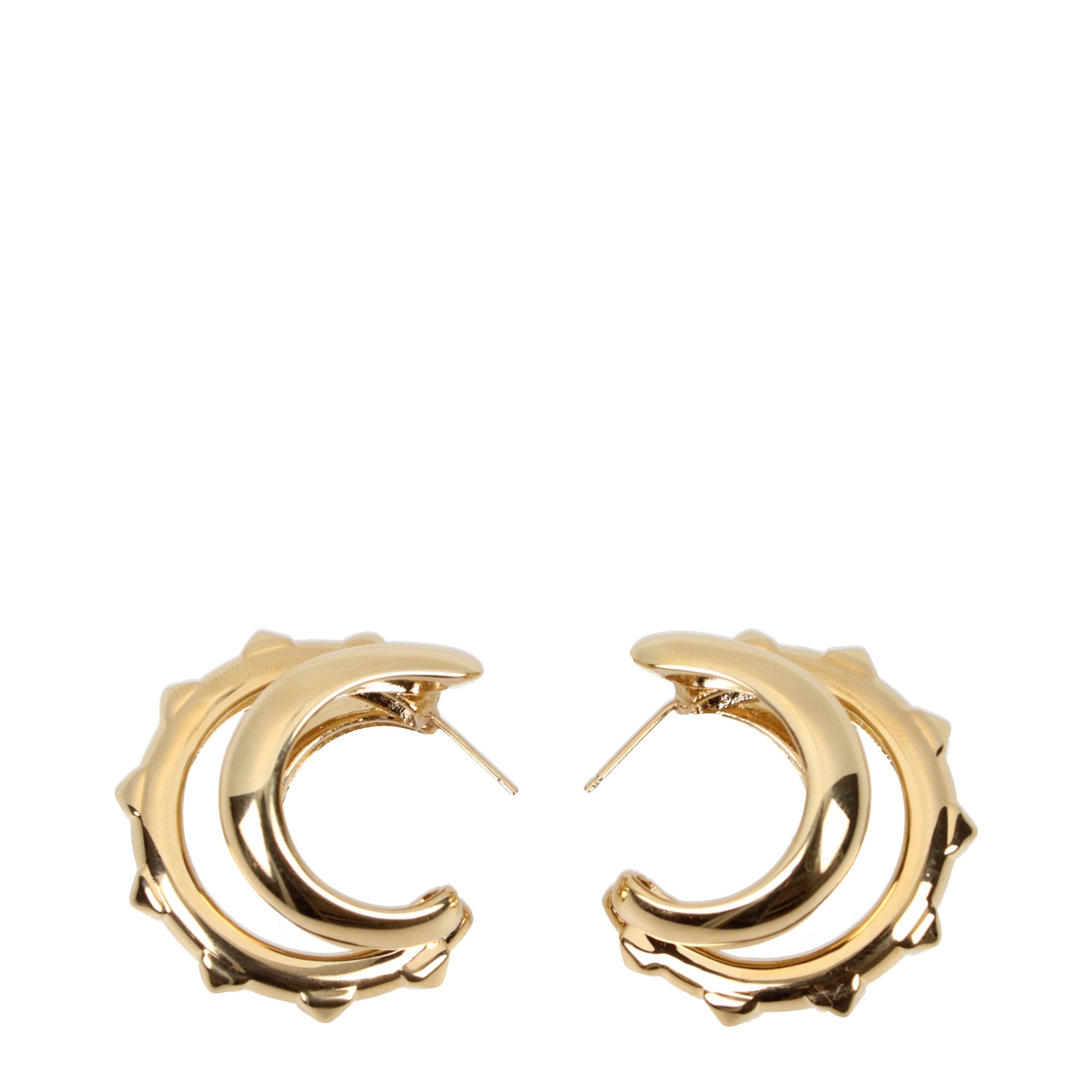Gold Metal Earrings, Valentino Garavani, Valentino Garavani