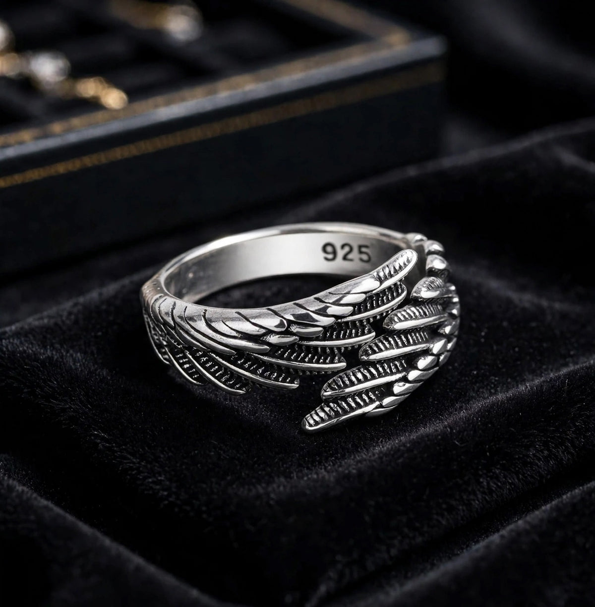 Angel Wings- Luxus-Schmuck aus 925er-Sterlingsilber - Flügelring - Lilli-G
