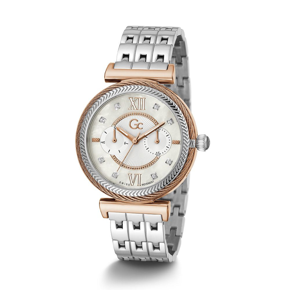 Gray Stainless Steel Dress Watch, Damenuhr GC