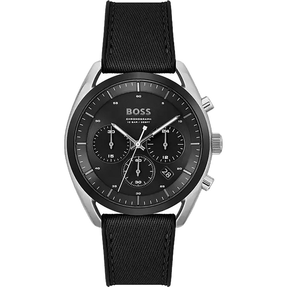 Black Synthetic Dress Watch, Hugo Boss Herrenuhr