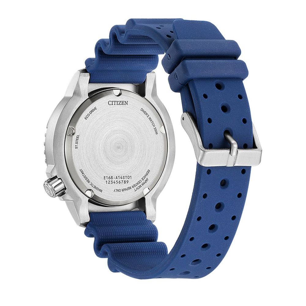 Blue Rubber Sport Watch, Citizen Herrenuhr