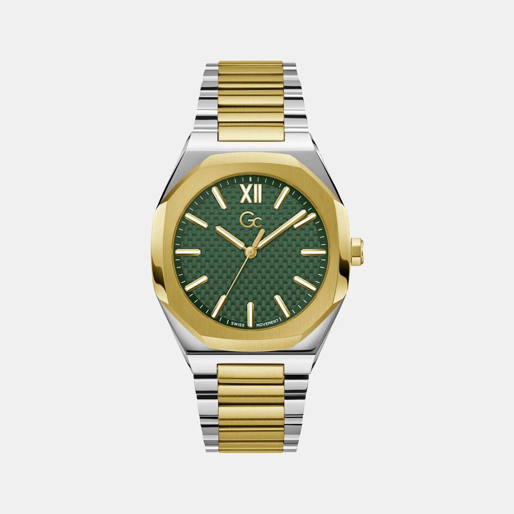 Gold Stainless Steel Dress Watch, Herren GC