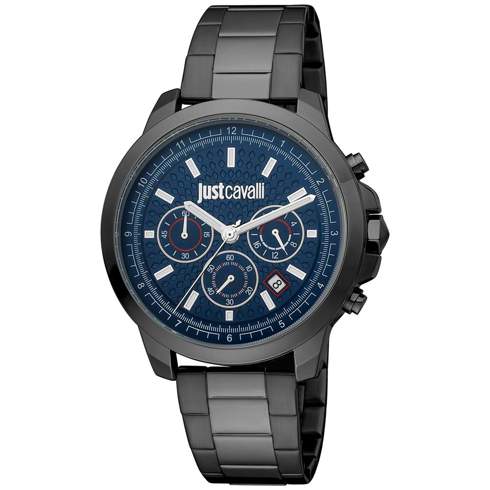 Black Stainless Steel Sport Watch, Just Cavalli Herrenuhruhr