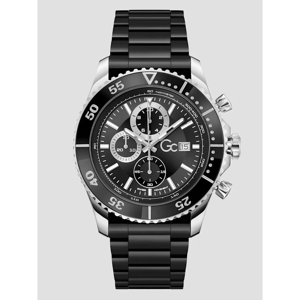 Black Ceramic Dress Watch, Herrenuhr von GC