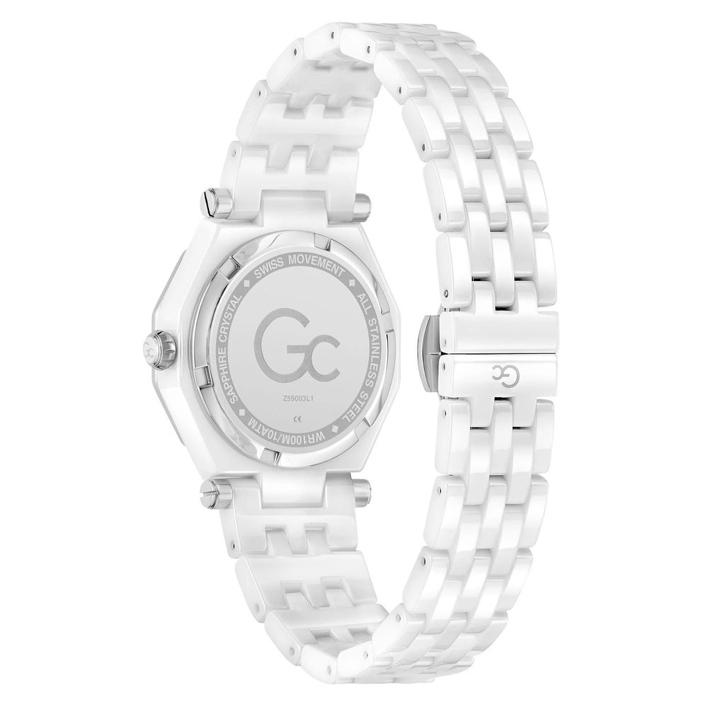 Gray Ceramic Dress Watch, Damenuhr GC
