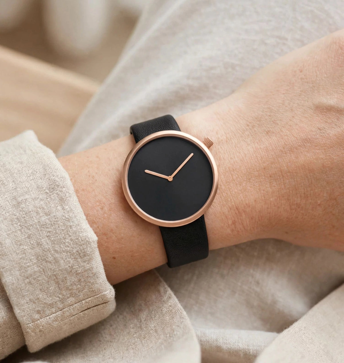 Damen-Armbanduhr MINIMI, Damenuhr Lederband