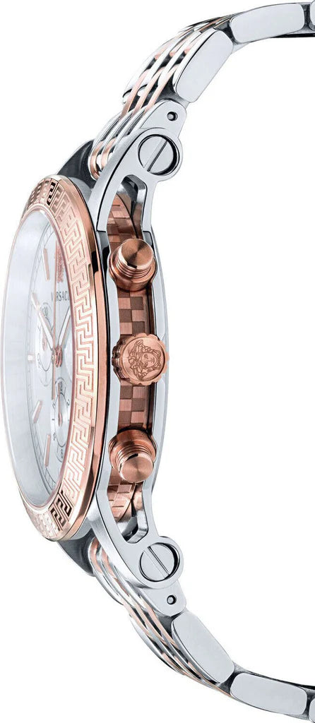 Versace Sport Tech Chronograph während des Wählers zweifarbiger Stahlarmbanduhr für Männer – VELT00319