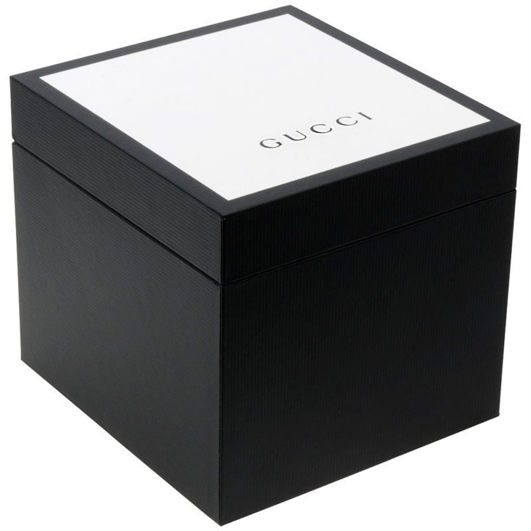 Gucci YA126344 Eryx YA126344 Herrenuhr, silbernes Zifferblatt, Edelstahl, Saphirglas, Automatikaufzug, 40 mm (1,6 Zoll), Schweizer Uhrwerk, silberfarben, Armbandtyp