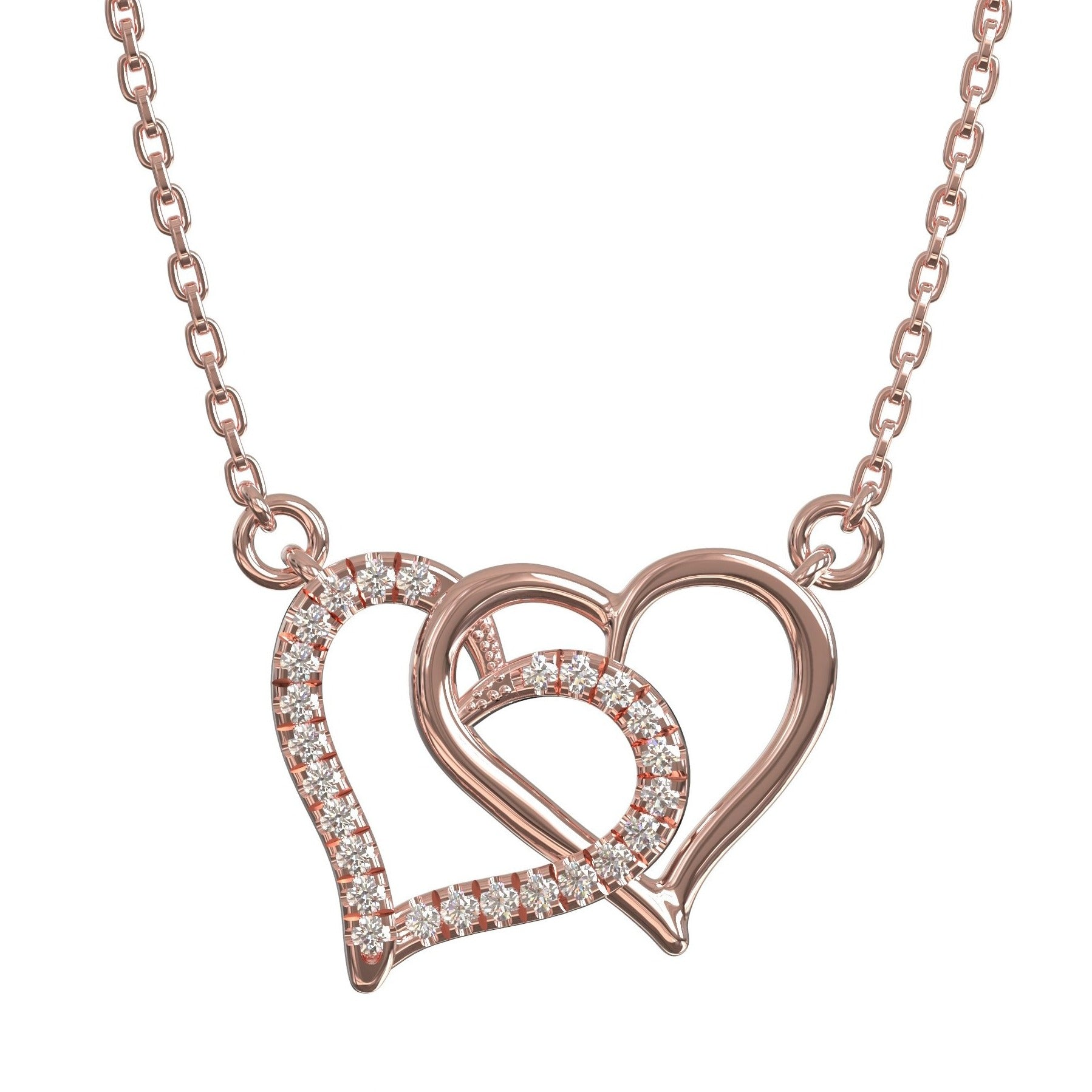 Double Heart Rose - Halskette, Kette Celine Nöex